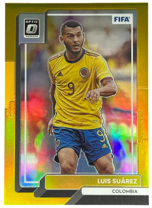 2020-21 Panini Donruss Optic Luis Suarez Gold 02/10