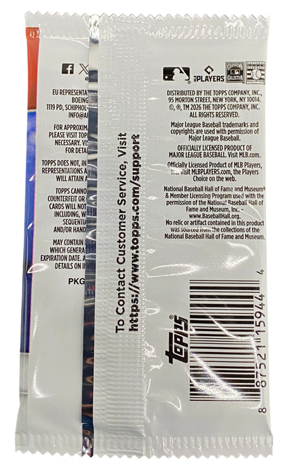 2026 Sobre Topps Chrome MLB Hobby