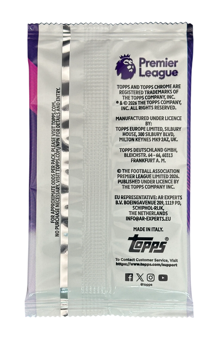 2026 Sobre Topps Chrome Premier League Value