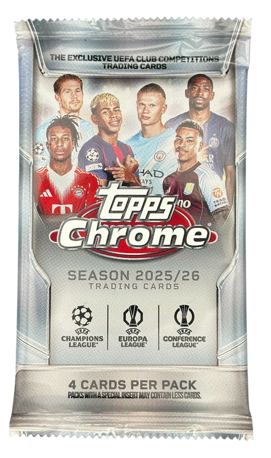 2025-26 Sobre Topps Chrome UEFA Club Competitions Value