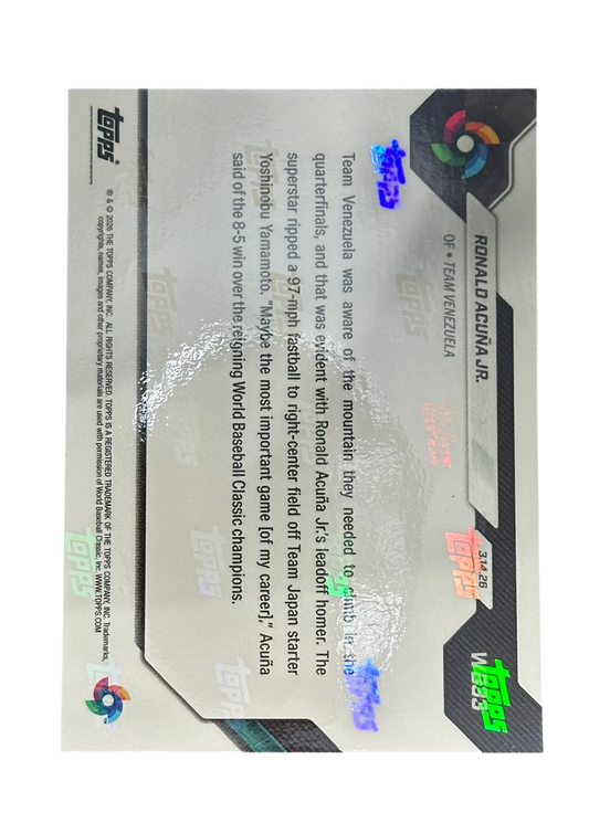 2026 Topps Now Ronald Acuña Jr
