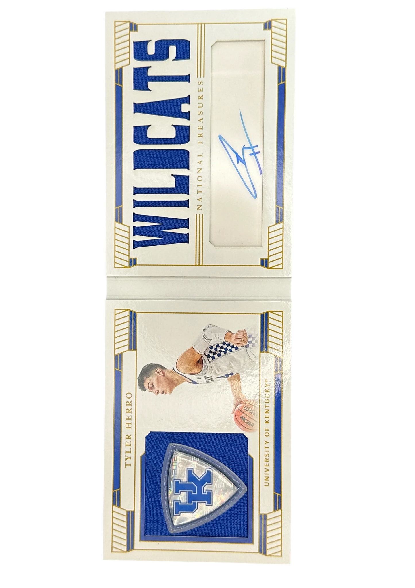 2019 Panini National Treasures Tyler Herro, Autograph, /5, Player Worn