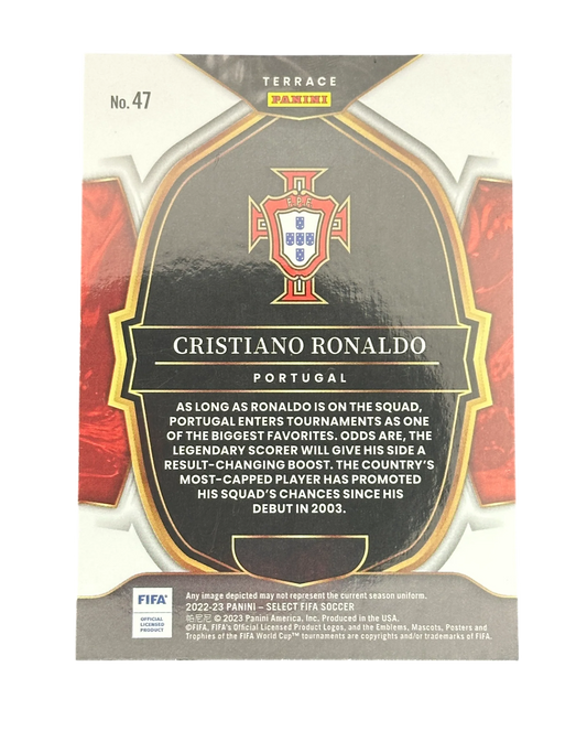 2022-23 Panini Select FIFA Soccer, Cristiano Ronaldo