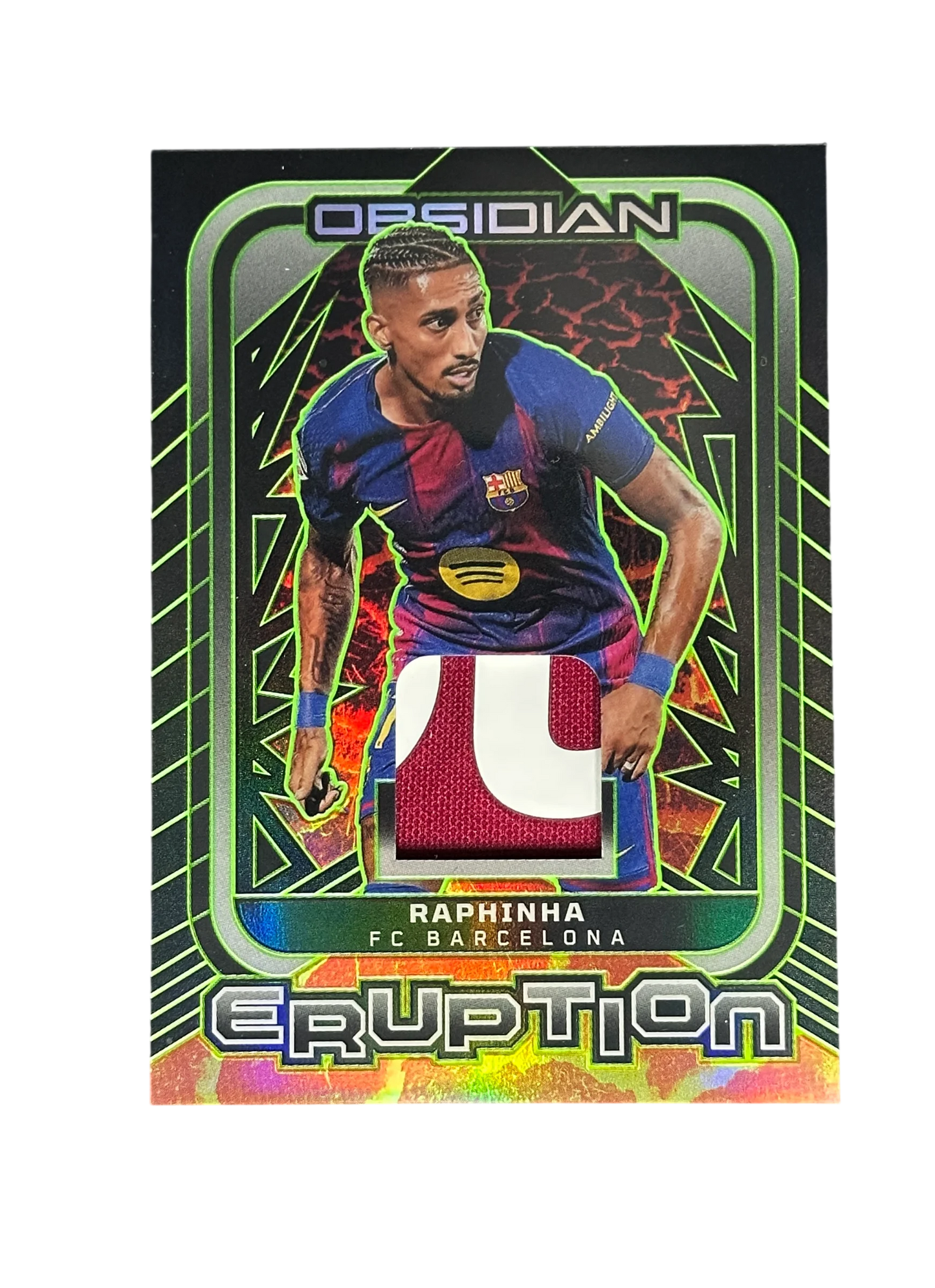2024-25 Panini Obsidian Soccer, Raphinha, /5, Patch