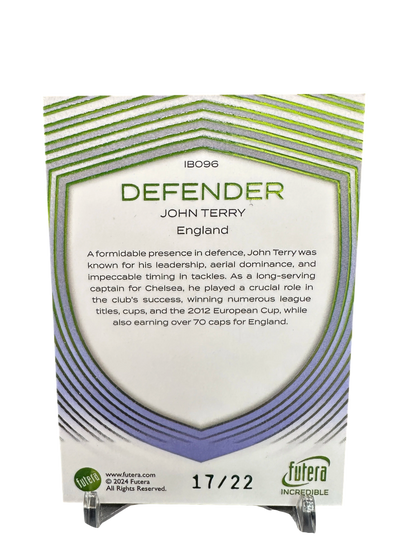 John Terry Futera Incredible 17-22, 2024