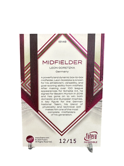 Leon Goretzka, Futera Incredible, 12-15, 2024