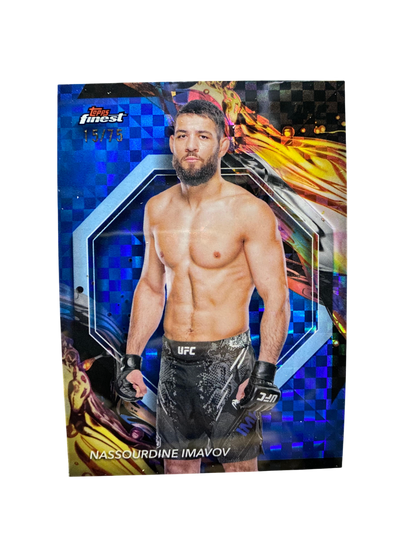 Nassourdine Imavov, Topps Finest, UFC, /75, 2024