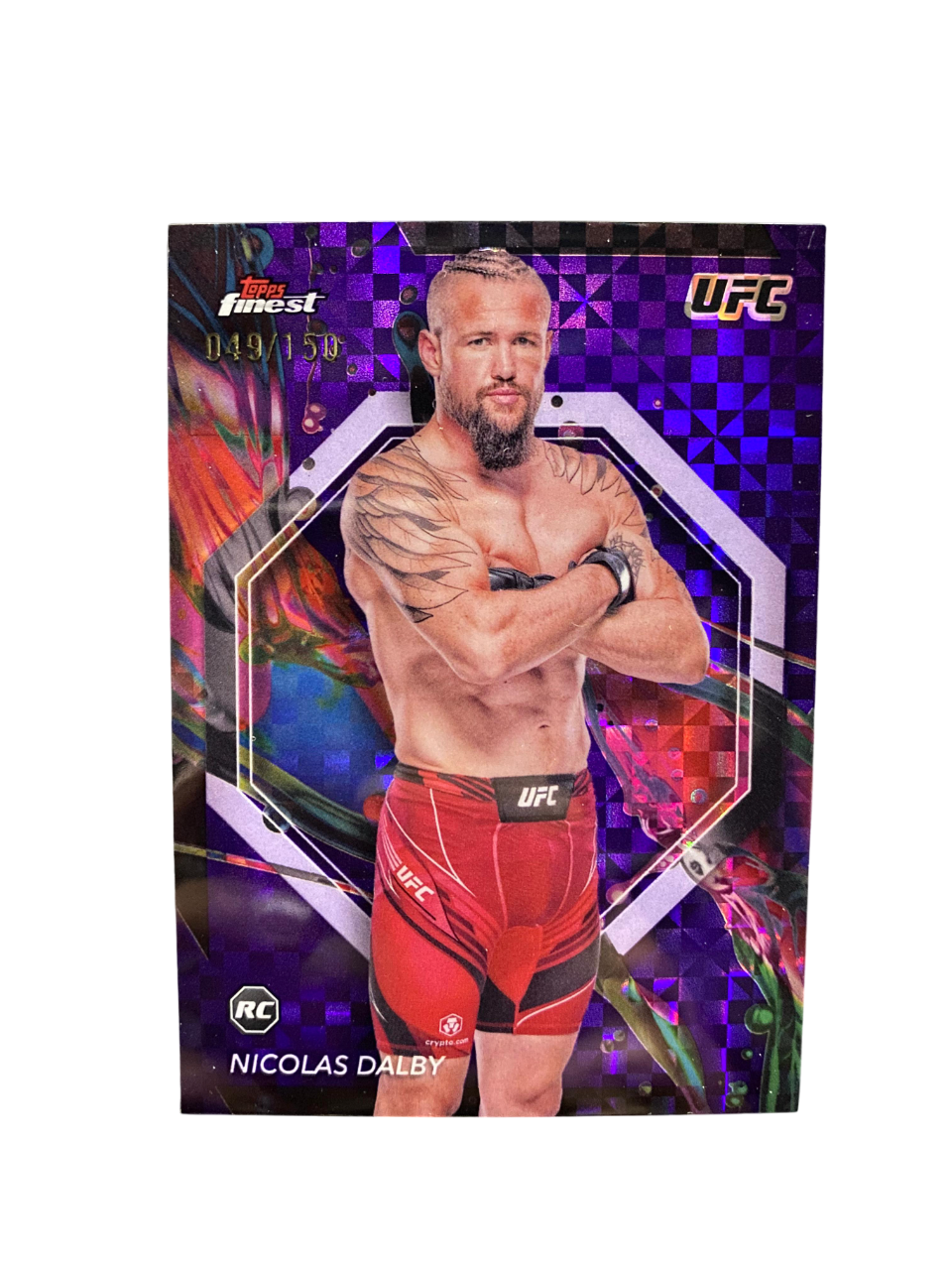 Nicolas Dalby, Topps Finest, UFC, /150, 2024
