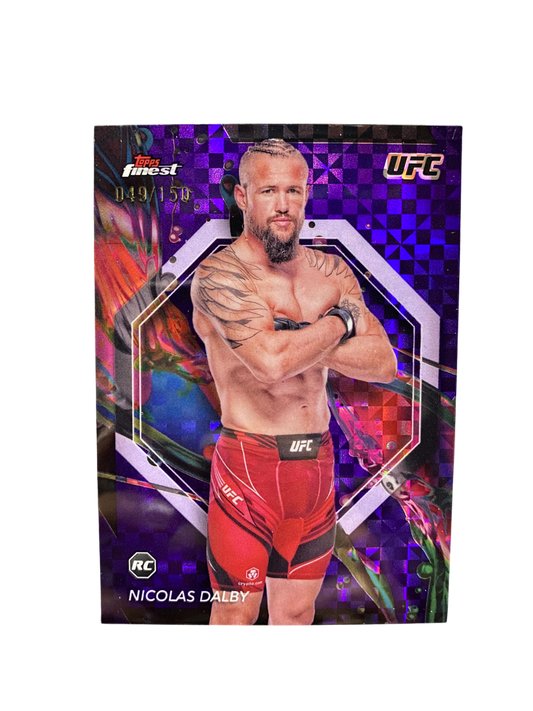 Nicolas Dalby, Topps Finest, UFC, /150, 2024