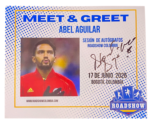 Poster Autografiado de Abel Aguilar