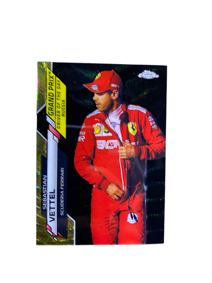 2020 Topps Chrome Formula 1 Sebastian Vettel, 12-50, Scuderia Ferrari