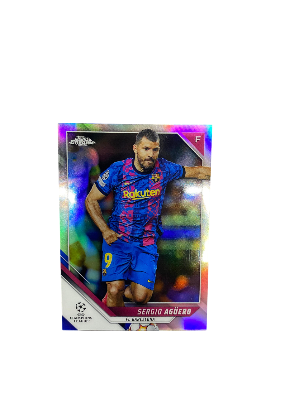 2022 Topps Chrome UCL, Sergio Agüero, Refractor