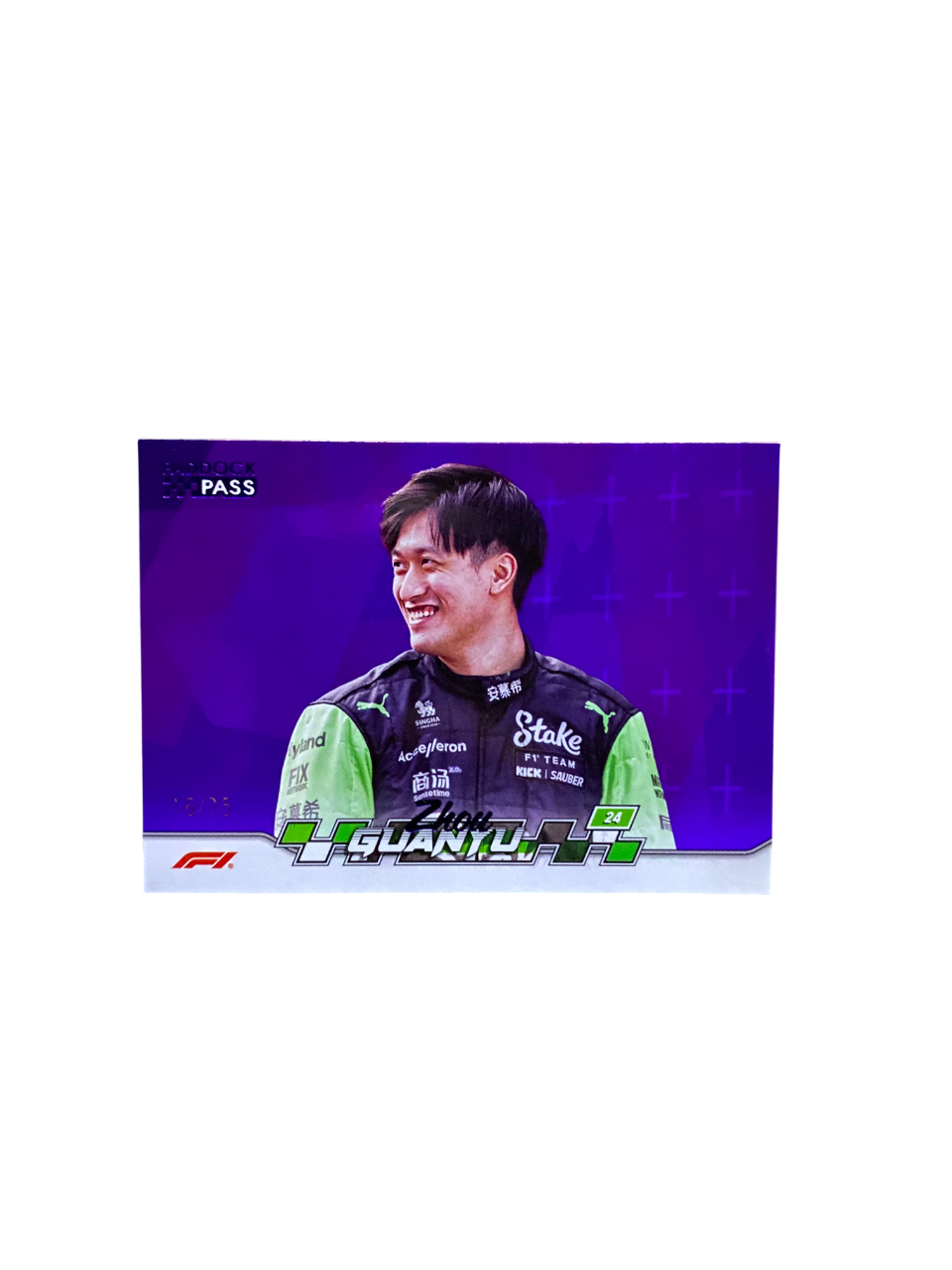 2024 Topps Paddock Pass, Zhou Guanyu, 229/275