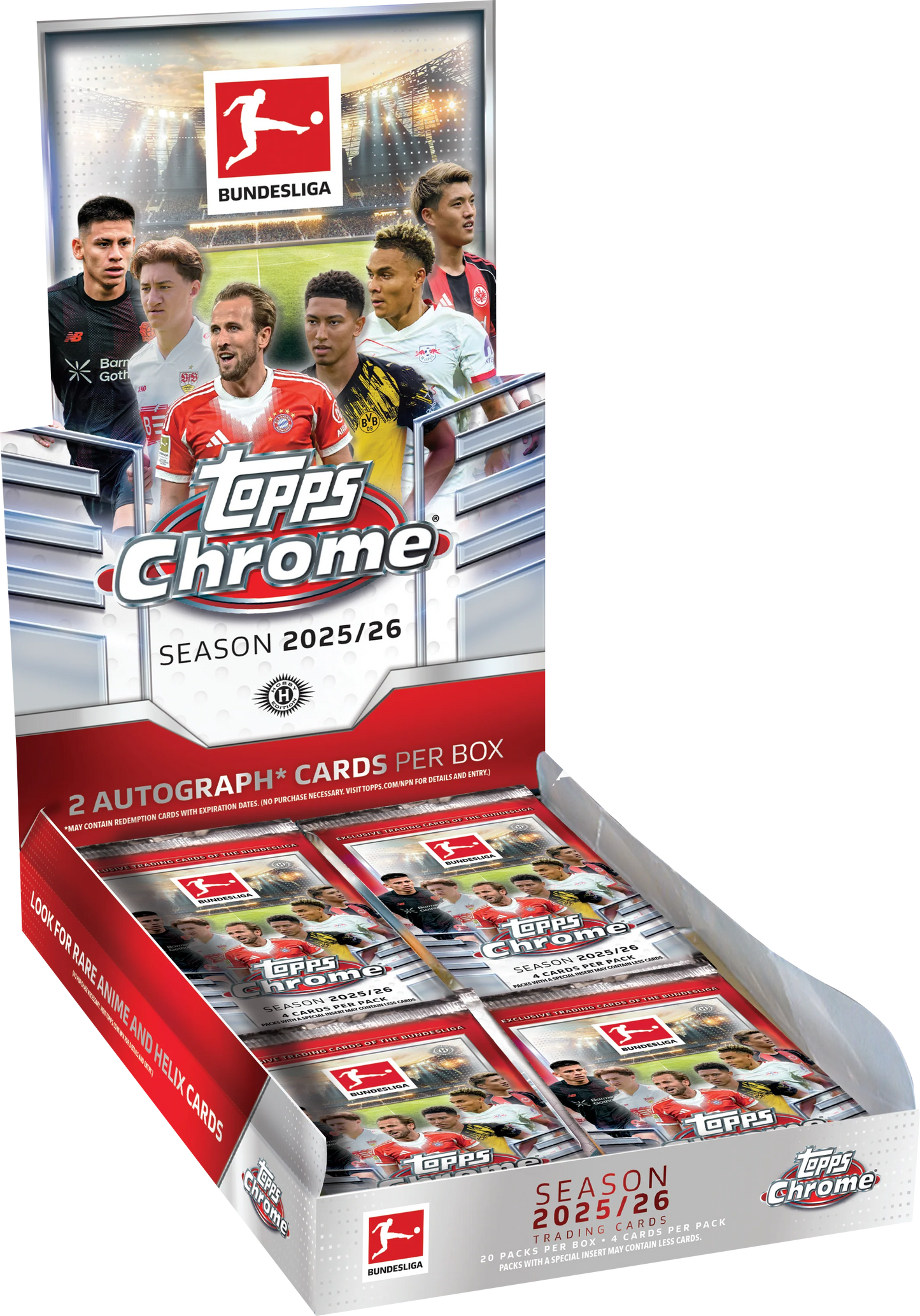 2025-26 Caja Topps Chrome Bundesliga - Preorden