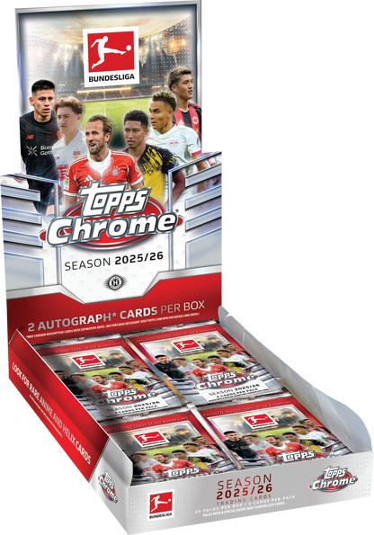 2025-26 Caja Topps Chrome Bundesliga - Preorden