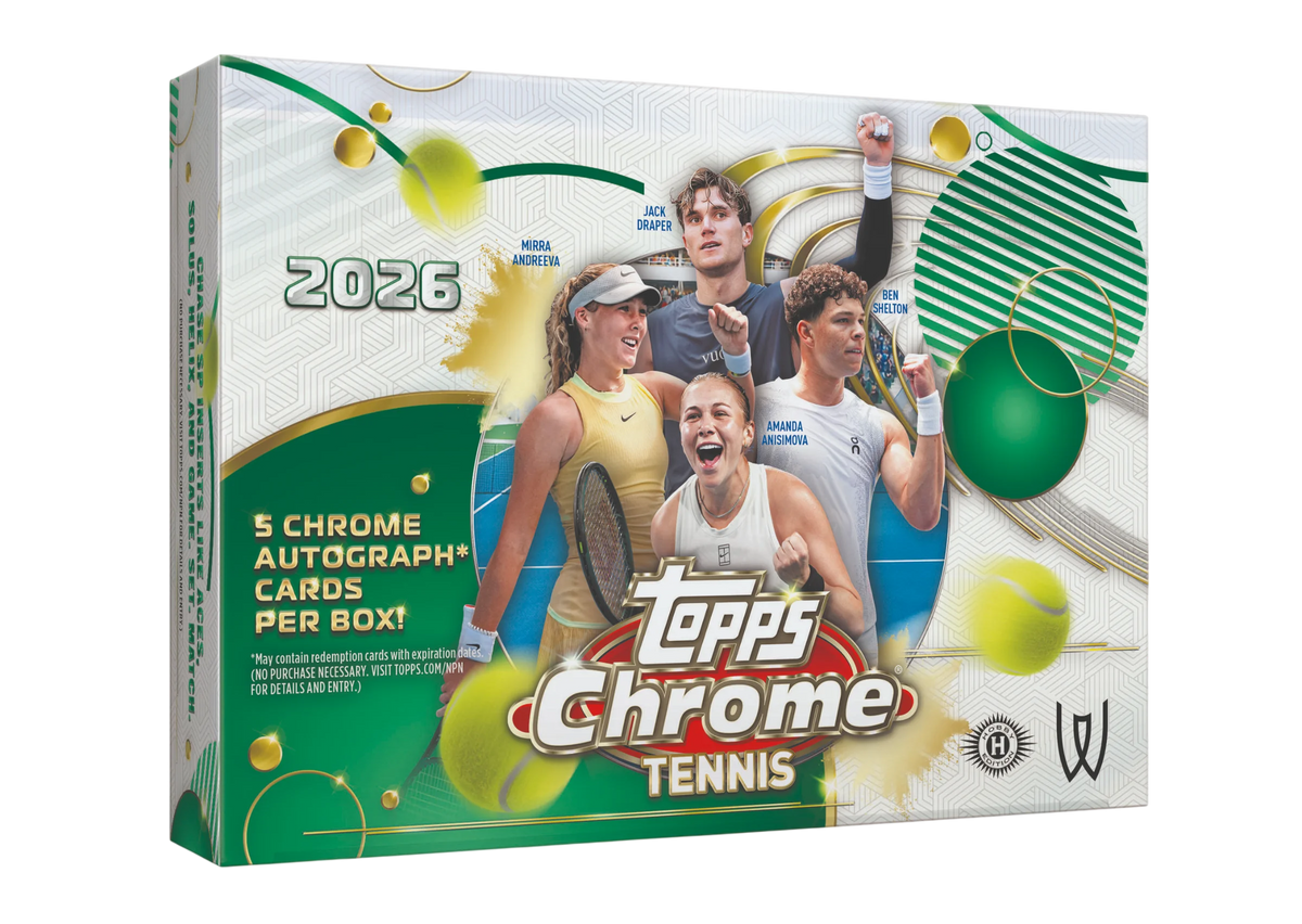 2026 Caja Topps Chrome Tennis Delight - Preorden