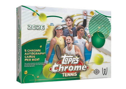 2026 Caja Topps Chrome Tennis Delight - Preorden