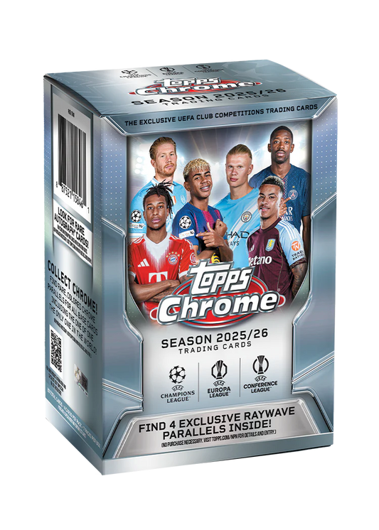 2025-26 Caja Topps Chrome UEFA Club Competitions Value