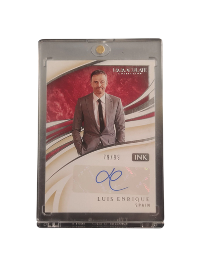 2020 Panini Immaculate Luis Enrique Autograph 79-99