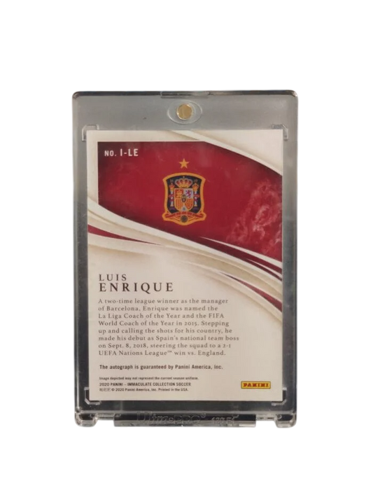 2020 Panini Immaculate Luis Enrique Autograph 79-99