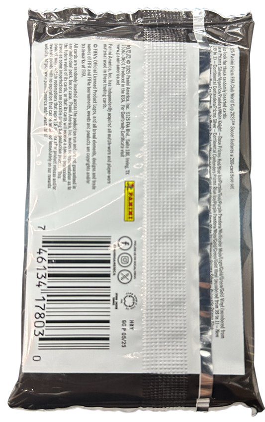 2025 Sobre Panini Prizm FIFA Club World Cup